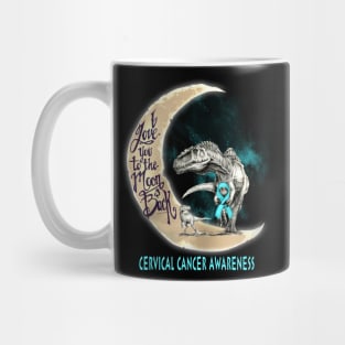 cervical cancer dinosaur moon Mug